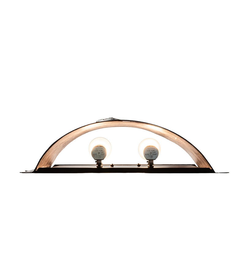 Meyda Tiffany 229135 Two Light Wall Sconce, Solar Black