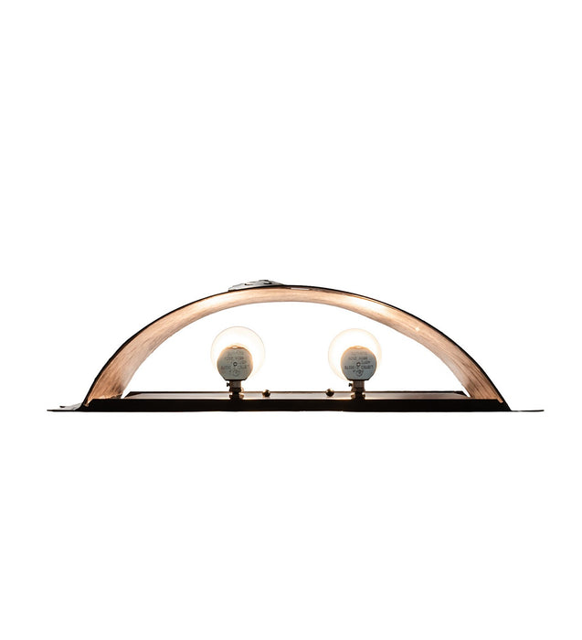 Meyda Tiffany 229135 Two Light Wall Sconce, Solar Black