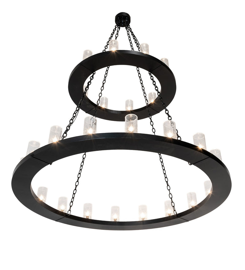 Meyda Tiffany 229405 LED Chandelier, Textured Black