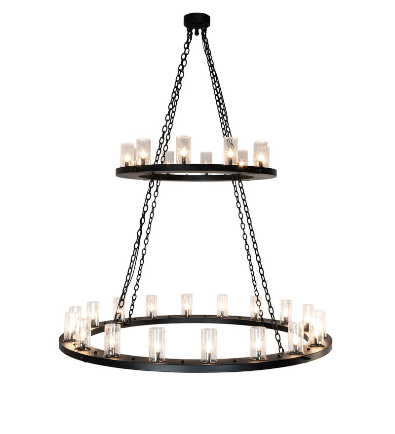 Meyda Tiffany 229405 LED Chandelier, Textured Black