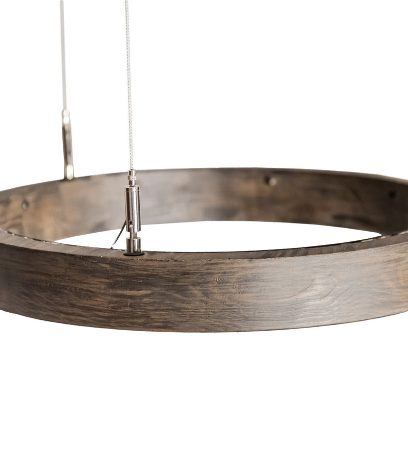 Meyda Tiffany 229984 LED Pendant, Florence Walnut