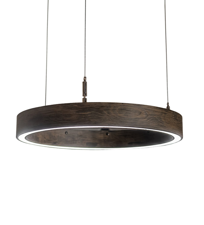 Meyda Tiffany 229984 LED Pendant, Florence Walnut