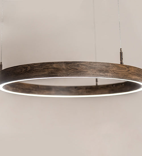 Meyda Tiffany 229991 LED Pendant, Florence Walnut