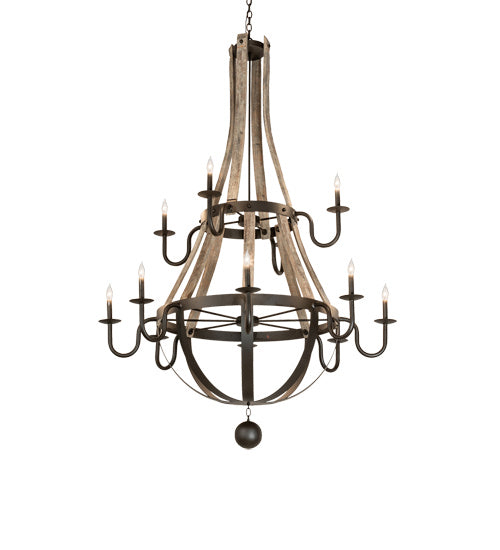 Meyda Tiffany 230170 12 Light Chandelier, Oil Rubbed Bronze