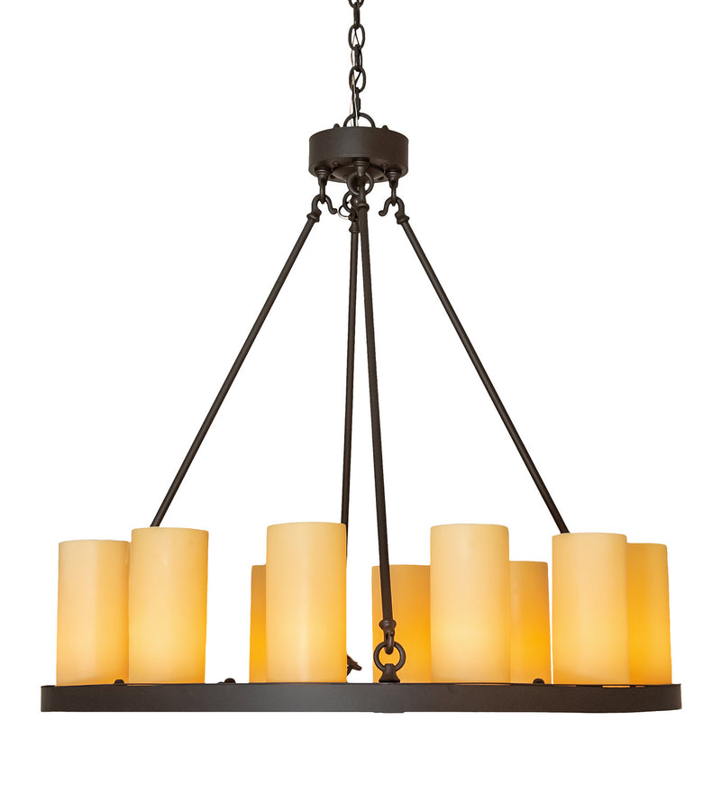 Meyda Tiffany 230212 12 Light Chandelier, Oil Rubbed Bronze
