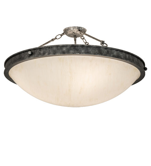 Meyda Tiffany 230606 LED Semi Flush Mount, Gunmetal