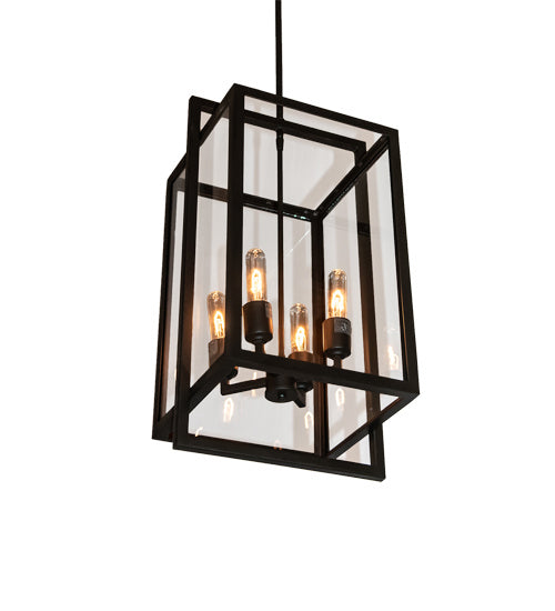 Meyda Tiffany 230638 Four Light Pendant, Oil Rubbed Bronze