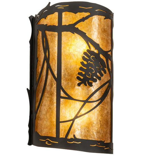 Meyda Tiffany 230825 Two Light Wall Sconce, Oil Rubbed Bronze