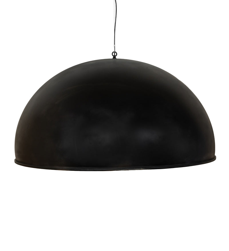 Meyda Tiffany 230965 LED Pendant, Matte Black Exterior/Gold Interior