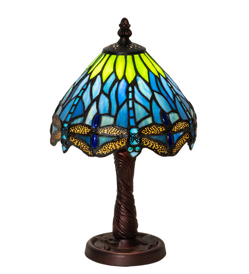Meyda Tiffany 230981 One Light Table Lamp, Mahogany Bronze