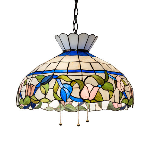 Meyda Tiffany 231154 Three Light Pendant, Mahogany Bronze