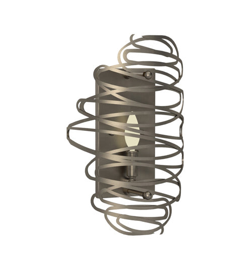 Meyda Tiffany 231618 One Light Wall Sconce, Nickel