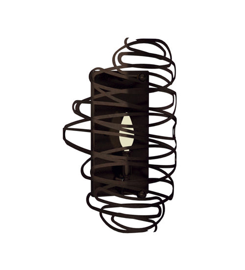 Meyda Tiffany 231620 One Light Wall Sconce, Mahogany Bronze