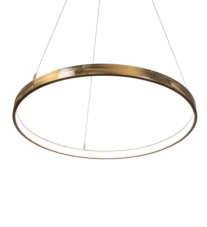 Meyda Tiffany 231755 LED Pendant, Brass Tint
