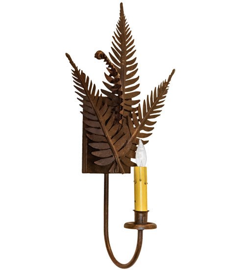 Meyda Tiffany 231915 One Light Wall Sconce, Hand Painted Rust