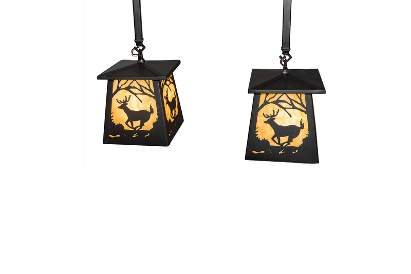 Meyda Tiffany 231964 Two Light Island Pendant, Bronze