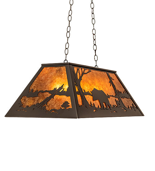 Meyda Tiffany 231978 Six Light Pendant, Timeless Bronze