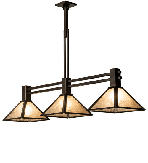 Meyda Tiffany 232485 Three Light Island Pendant, Mahogany Bronze