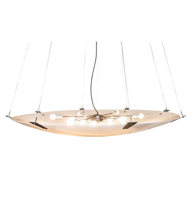 Meyda Tiffany 232547 14 Light Semi-Flushmount, Gunmetal Gray