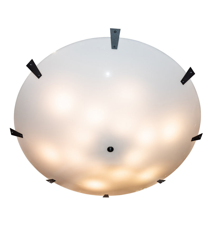 Meyda Tiffany 232547 14 Light Semi-Flushmount, Gunmetal Gray