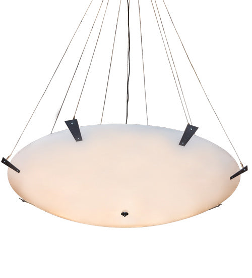 Meyda Tiffany 232547 14 Light Semi-Flushmount, Gunmetal Gray