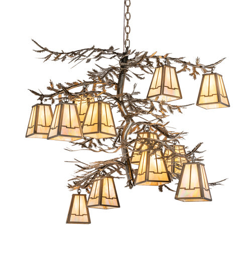 Meyda Tiffany 232763 LED Chandelier, Antique Copper