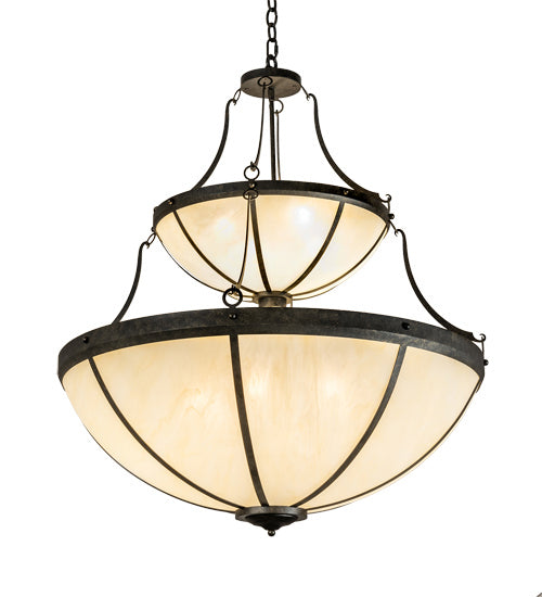 Meyda Tiffany 232902 Ten Light Pendant, Golden Bronze