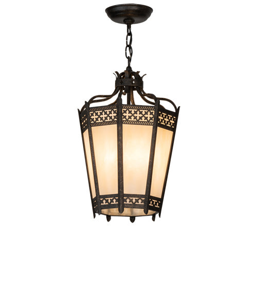 Meyda Tiffany 232903 Four Light Pendant, Golden Bronze