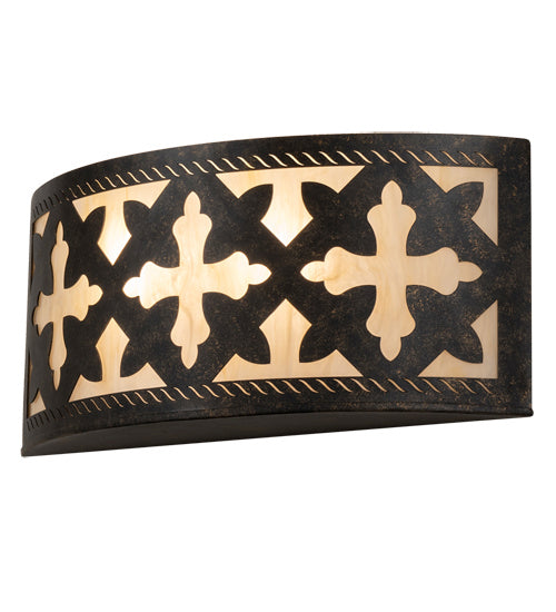 Meyda Tiffany 232907 Two Light Wall Sconce, Golden Bronze
