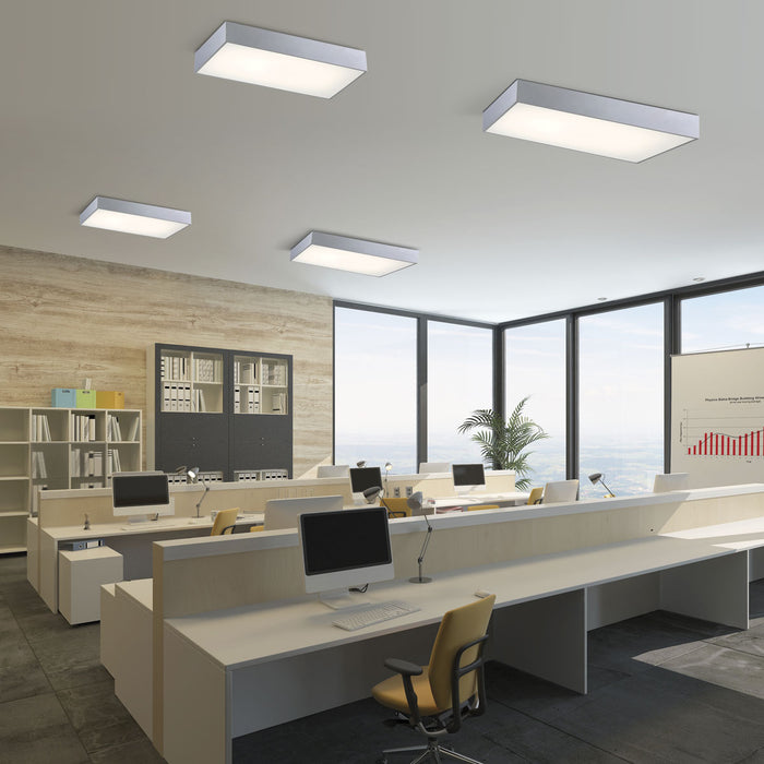 Eurofase 29003-30-013 LED Flush Mount, Silver