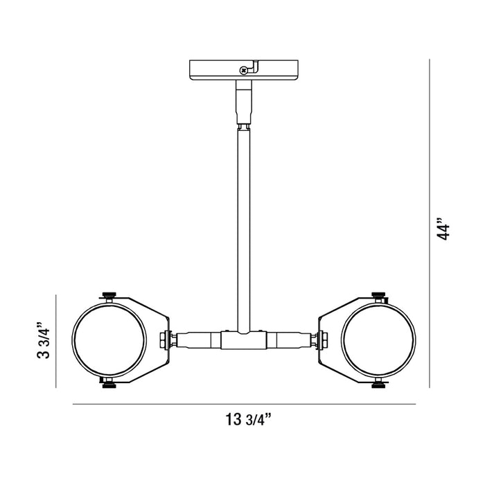 Eurofase 29009-022 LED Pendant/Flush Mount, Satin Nickel