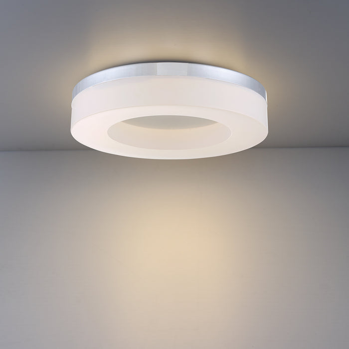 Eurofase 30156-012 LED Flush Mount, Chrome