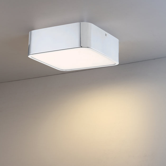 Eurofase 30161-016 LED Flush Mount, Chrome