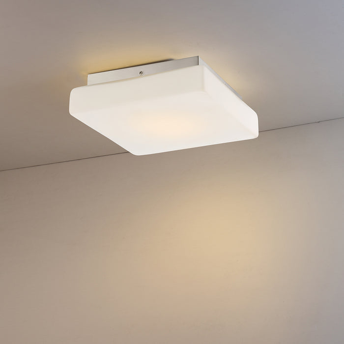 Eurofase 30170-018 LED Flush Mount, Satin Nickel