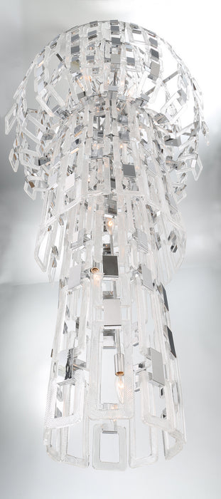 Eurofase 33741-017 26 Light Chandelier, Chrome