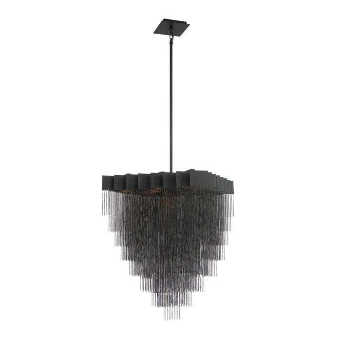 Eurofase 37095-029 LED Chandelier, Black (Display - Final Sale)