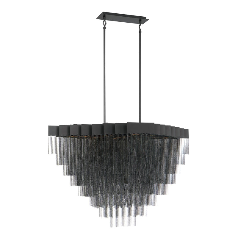 Eurofase 37096-025 LED Chandelier, Black