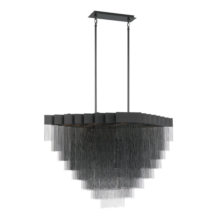 Eurofase 37096-025 LED Chandelier, Black