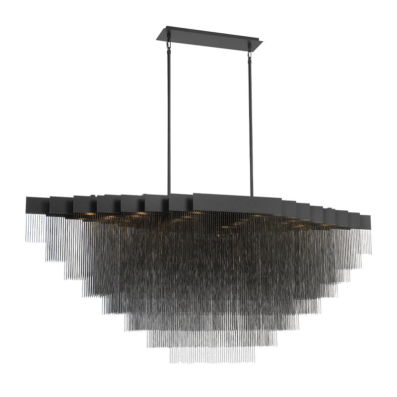 Eurofase 37097-023 LED Chandelier, Black