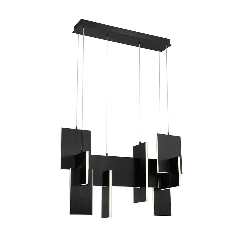 Eurofase 37345-025 LED Chandelier, Black