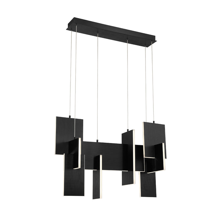 Eurofase 37345-025 LED Chandelier, Black