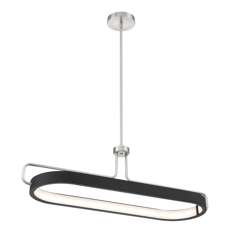 Eurofase 37931-025 LED Pendant, Brushed Nickel