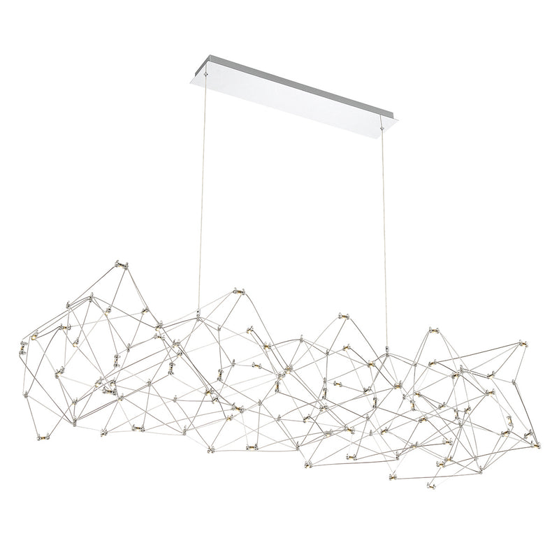 Eurofase 38036-019 LED Chandelier, Chrome