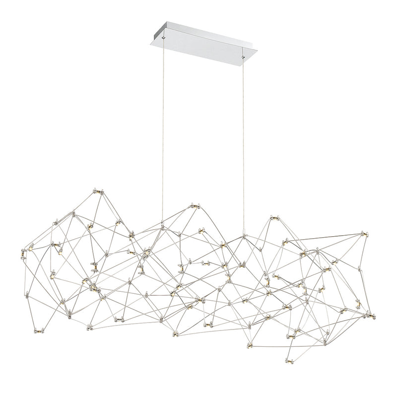 Eurofase 38037-016 LED Chandelier, Chrome