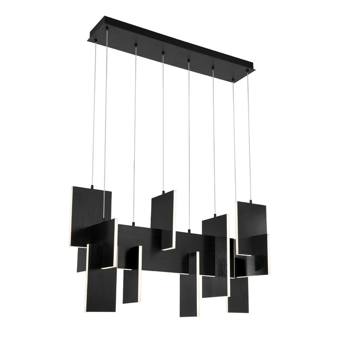 Eurofase 38044-021 LED Chandelier, Black