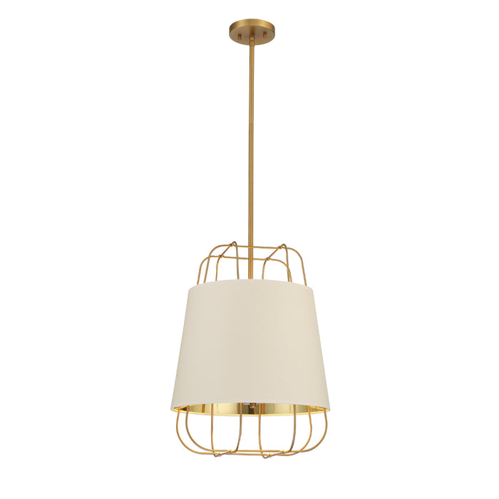 Eurofase 38143-014 Three Light Pendant, Brass