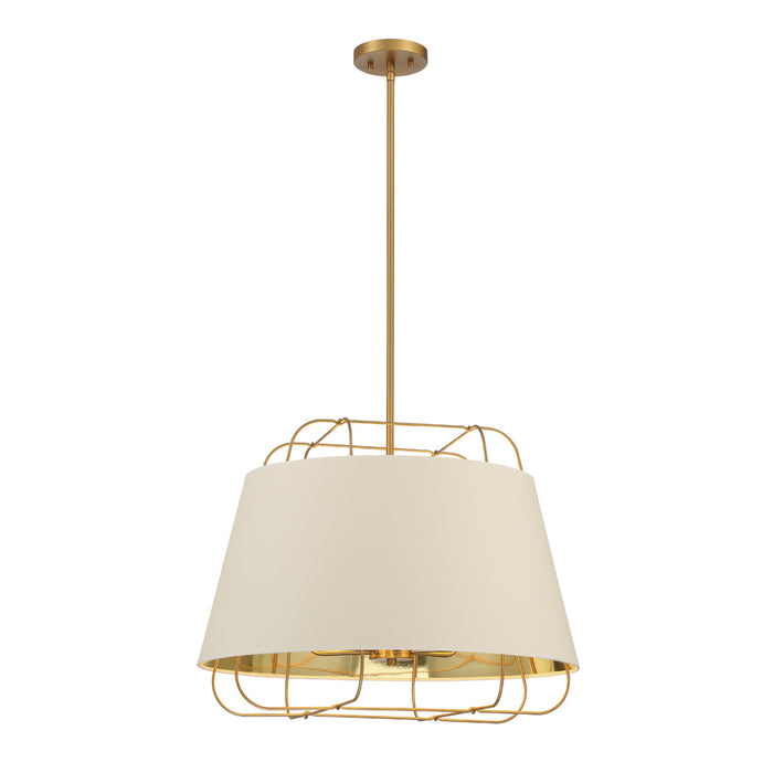 Eurofase 38145-018 Six Light Pendant, Brass
