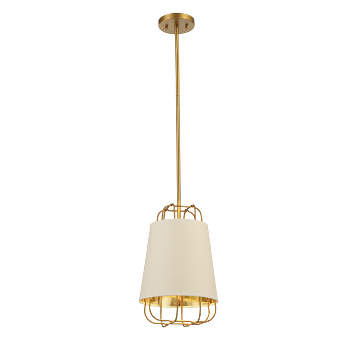 Eurofase 38147-012 One Light Pendant, Brass