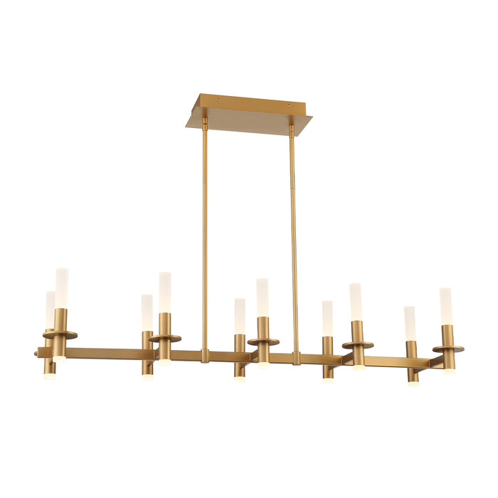 Eurofase 38441-011 LED Chandelier, Coffee Gold