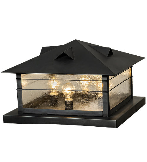 Meyda Tiffany 233380 Four Light Pier Mount, Black